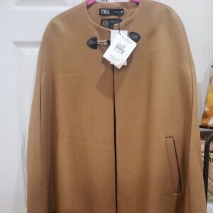 ZARA Manteco Cape Poncho